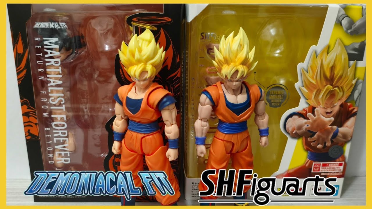Сравнение SSJ Goku 3.0 | S.H. Figuarts VS Demoniacal Fit