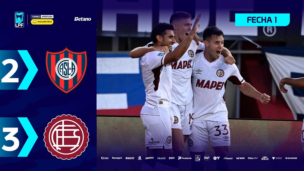 SAN LORENZO 2 - 3 LANÚS | Resumen del partido | 