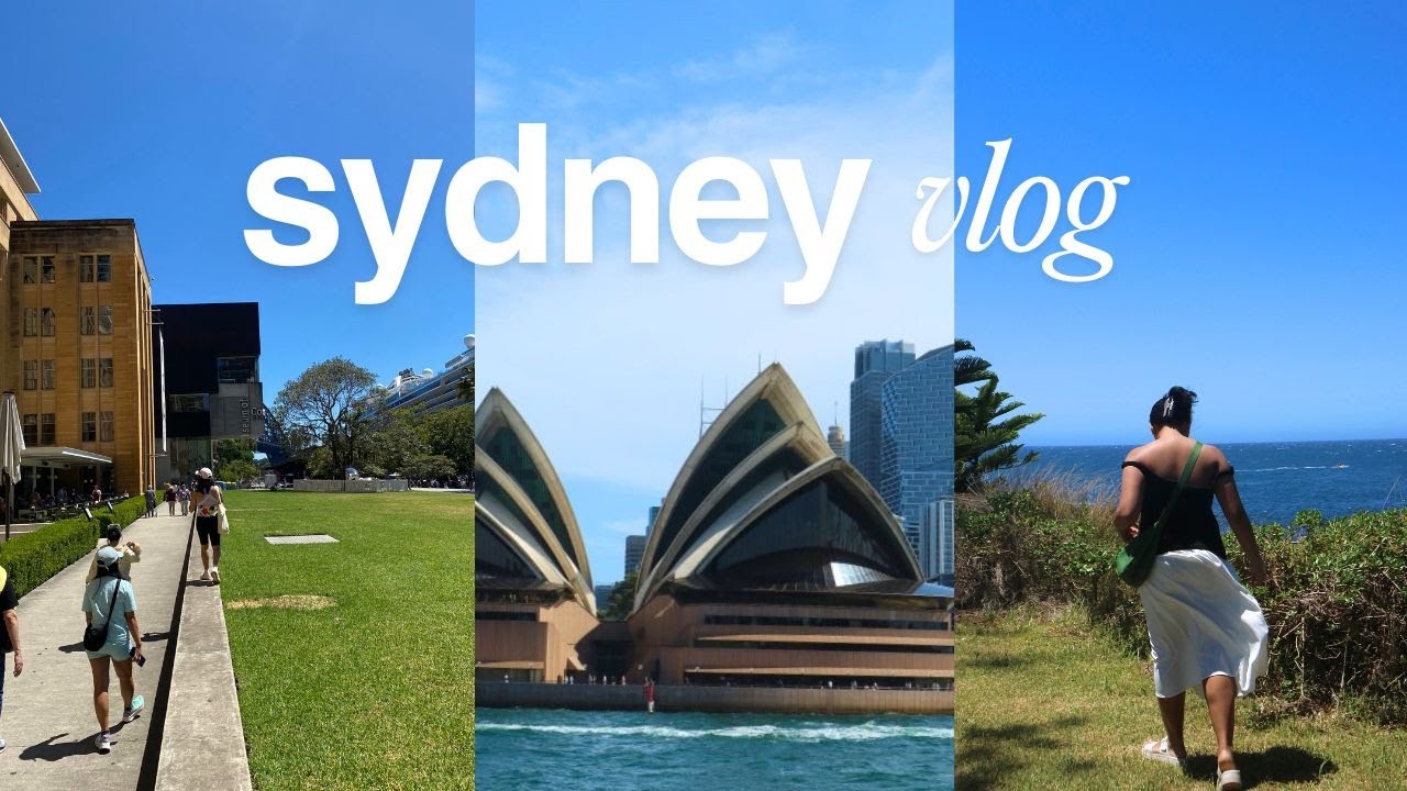 sydney vlog 🇦🇺 travel vlog, exploring the city & summer in december