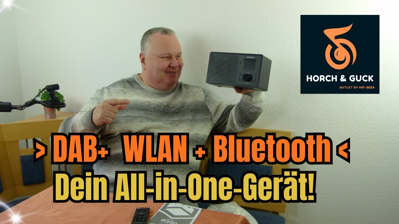 Internetradio Oakcastle IR200 mit DAB+, WLAN, Bluetooth und Farbdisplay jetzt neu bei Horch & Guck!📡