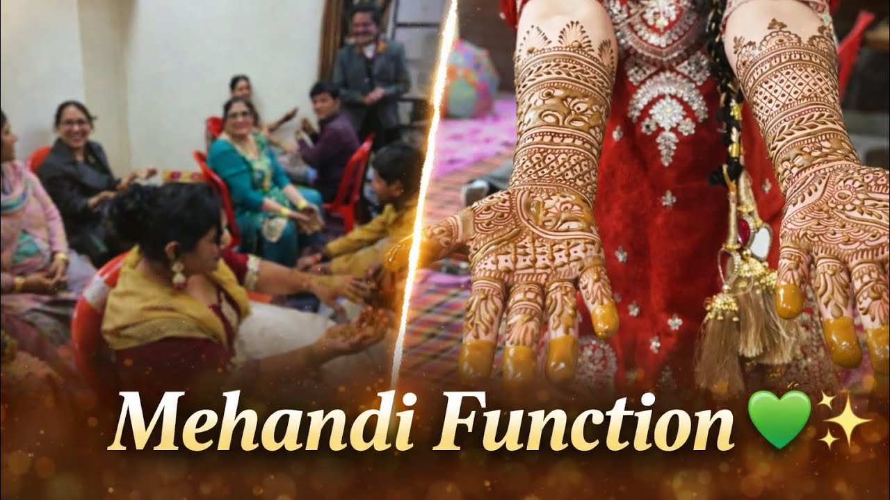 Mehandi Function Vibes 💚✨ | Wedding Celebration | Full Vlog