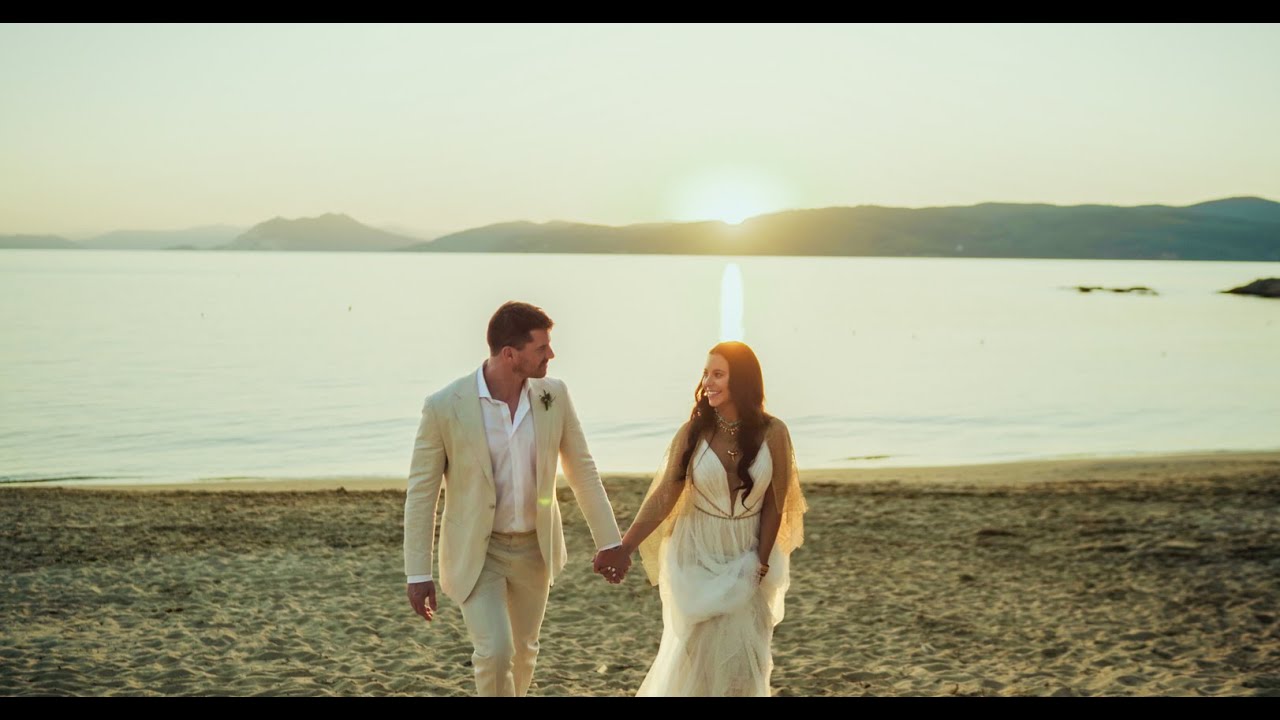 Kevin & Christiana Wedding \\ Elivi hotel Skiathos, Greece