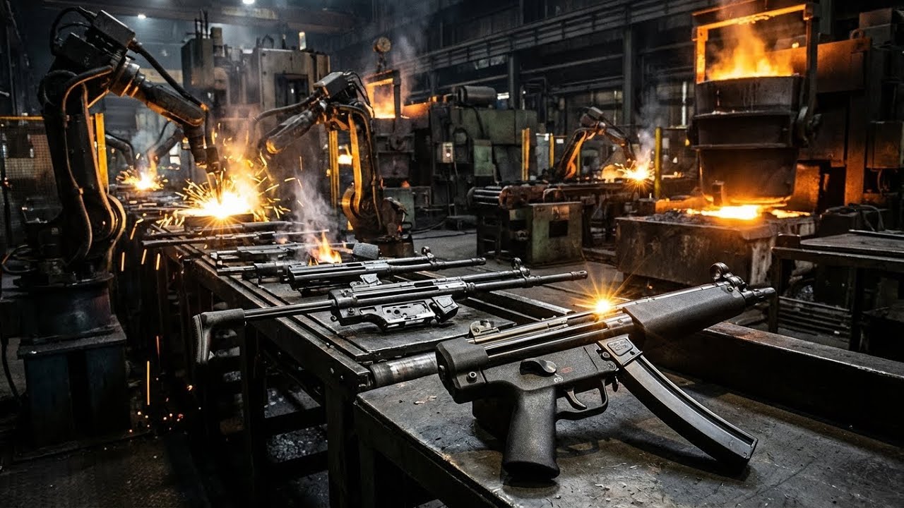Dentro de la Fábrica del MP5 Original: Del Acero al Subfusil Más Usado por Fuerzas Especiales