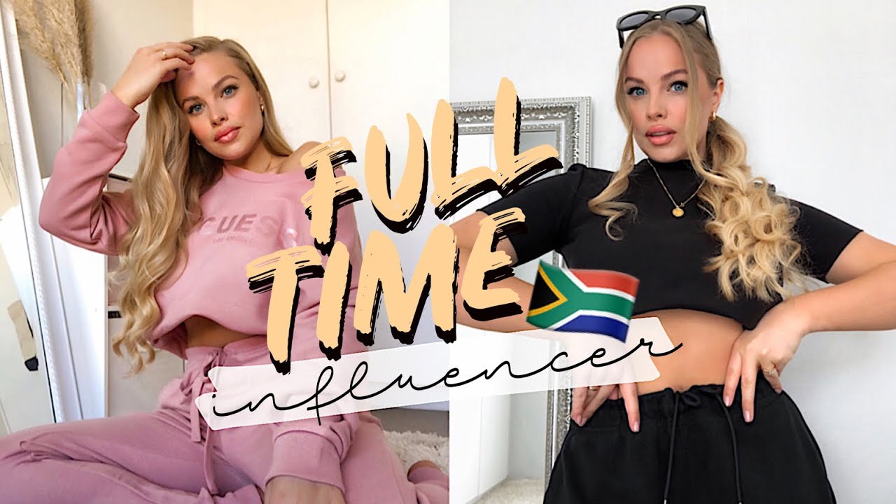 DAY IN THE LIFE of a full time South African Influencer / Content Creator | Jessica van Heerden