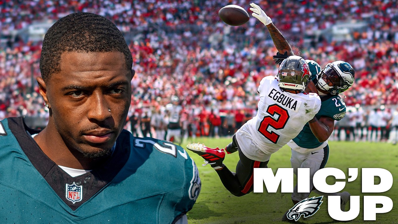 Quinyon Mitchell Mic'd Up in INTENSE Win vs Tampa Bay Buccaneers