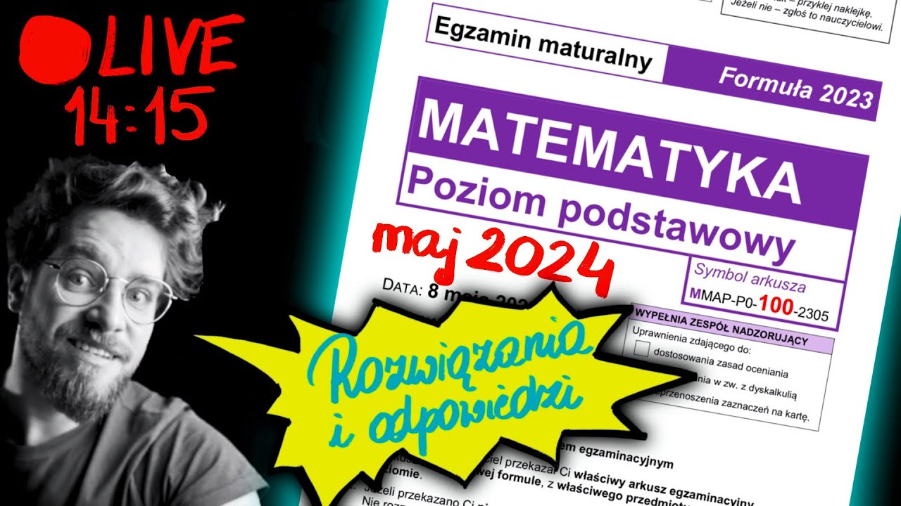 Czy będzie 100% na MATURZE 2024 z matematyki❓Rozwiązania i odpowiedzi - MATURA 2024 MATEMATYKA