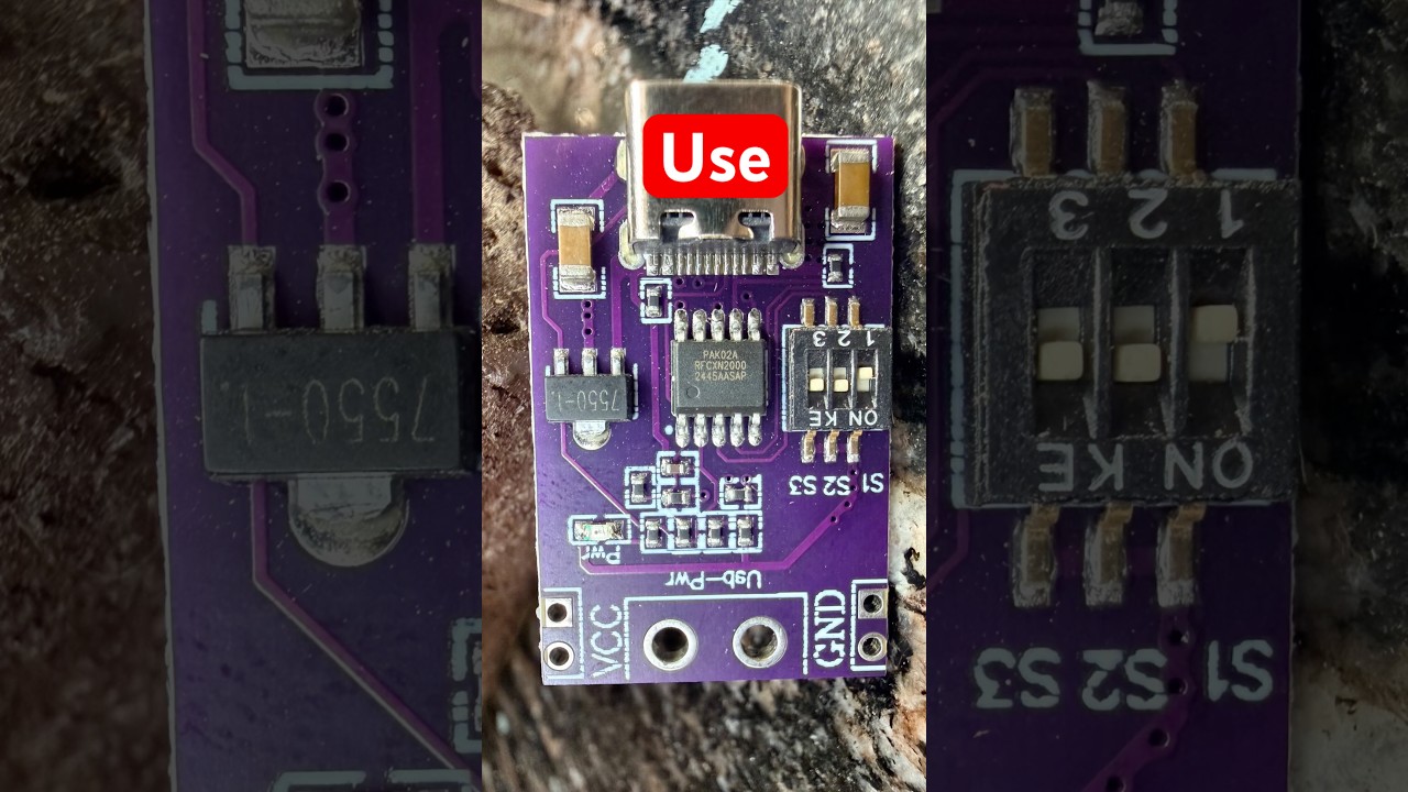 USB-C PD Trigger Module | 5V/9V/12V/15V/20V | #ElectronicsVerma
