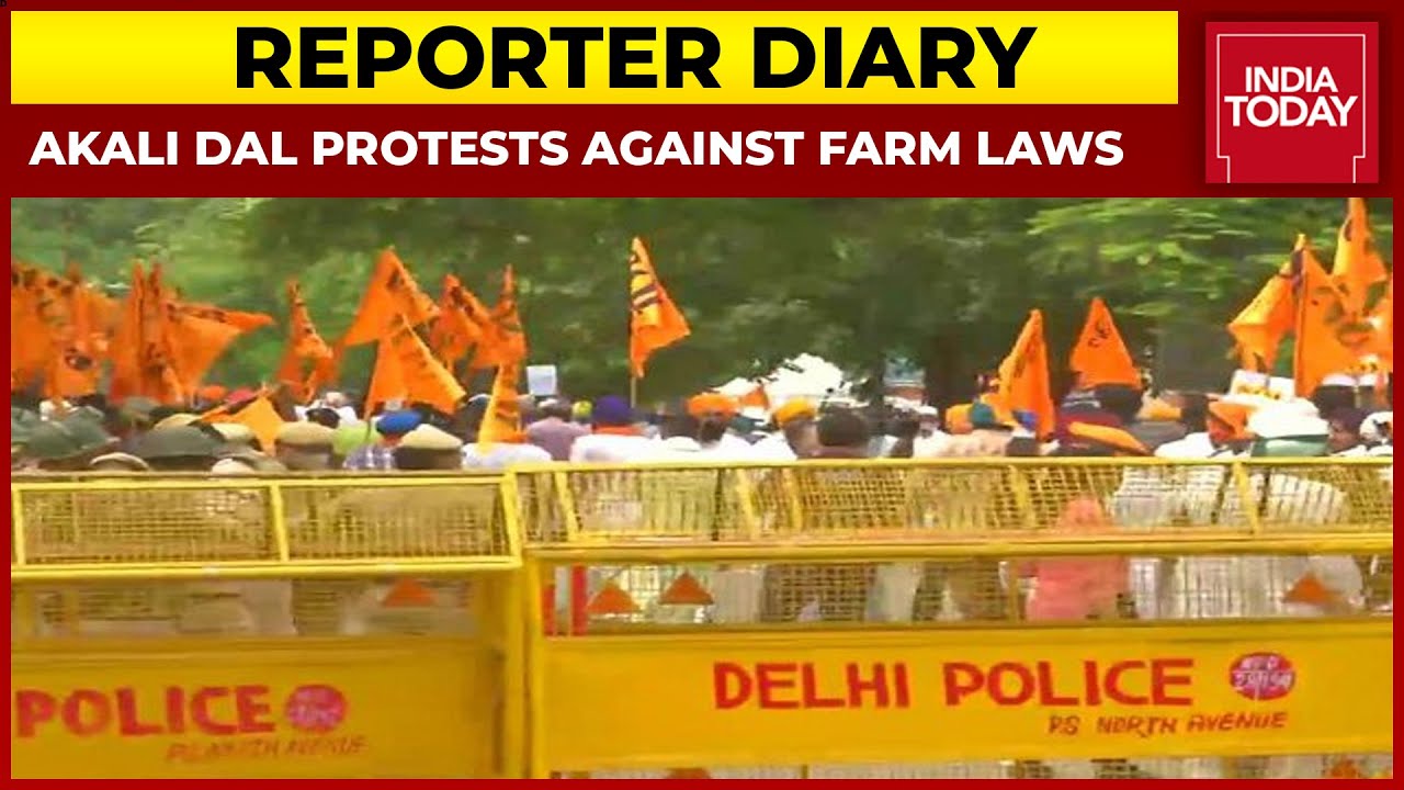Akali Dal Launches 'Black Friday' Protest March Against Farm Laws In Delhi | Reporter's Diary