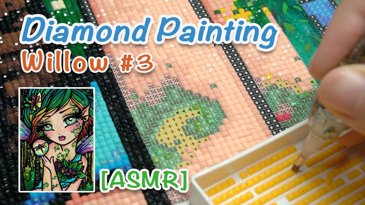ASMR Diamond Painting [DAC] - Willow #3 [with Ambient Sound]