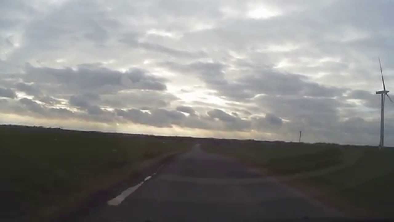 Spurn Point to Withernsea, East Yorkshire via B1445 Easington