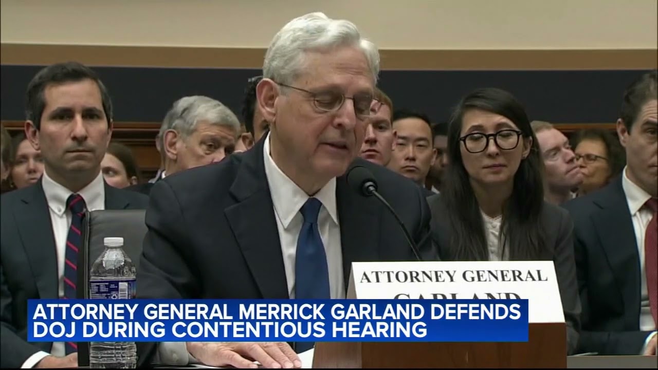 Attorney General Merrick Garland blasts conspiracy theories about Trump criminal case and FBI