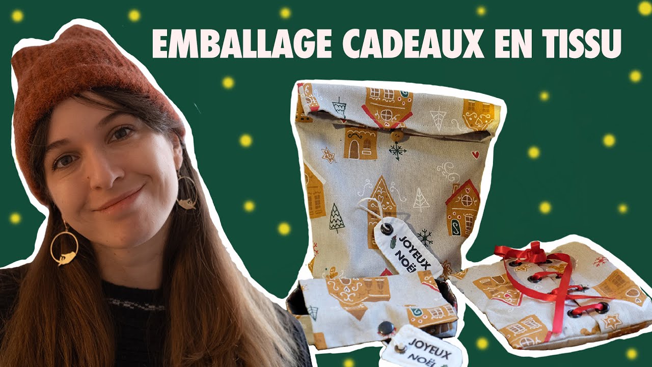 Coudre ses emballages cadeaux pour Noël