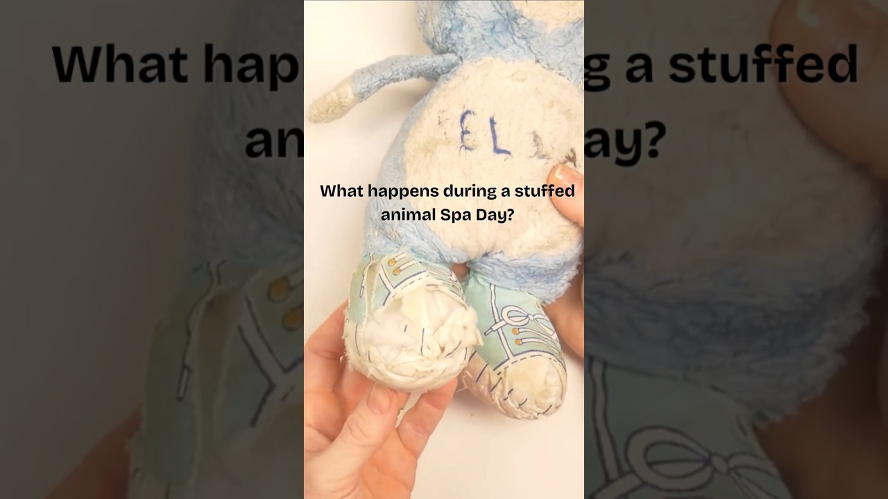 Stuffed Animal Spa Experience! #restoration #repair #mending #stuffedanimalrepair #stuffedanimals