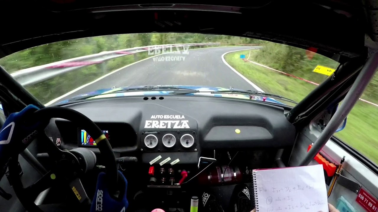 [On Board] Jon Ander García - koldobika Mirón | Rallysprint Ugao-Miraballes | Peugeot 205