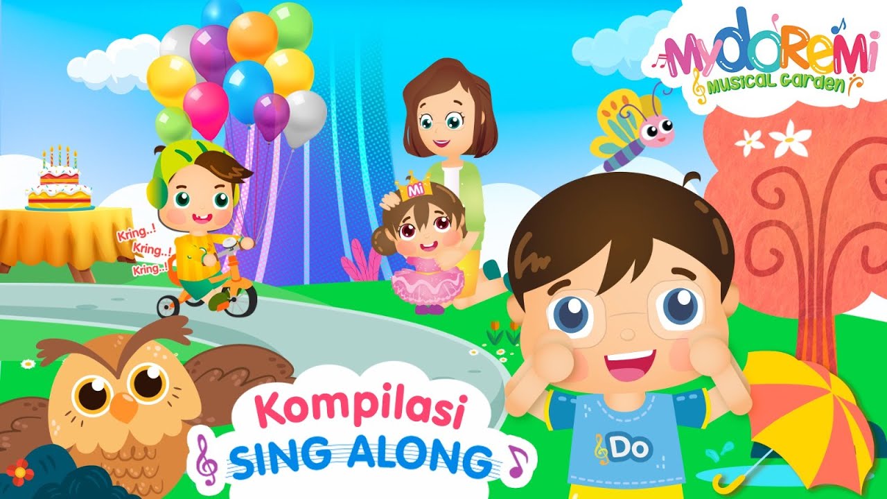 Balonku Ada Lima I Mydoremi Lagu Anak Anak Animasi 