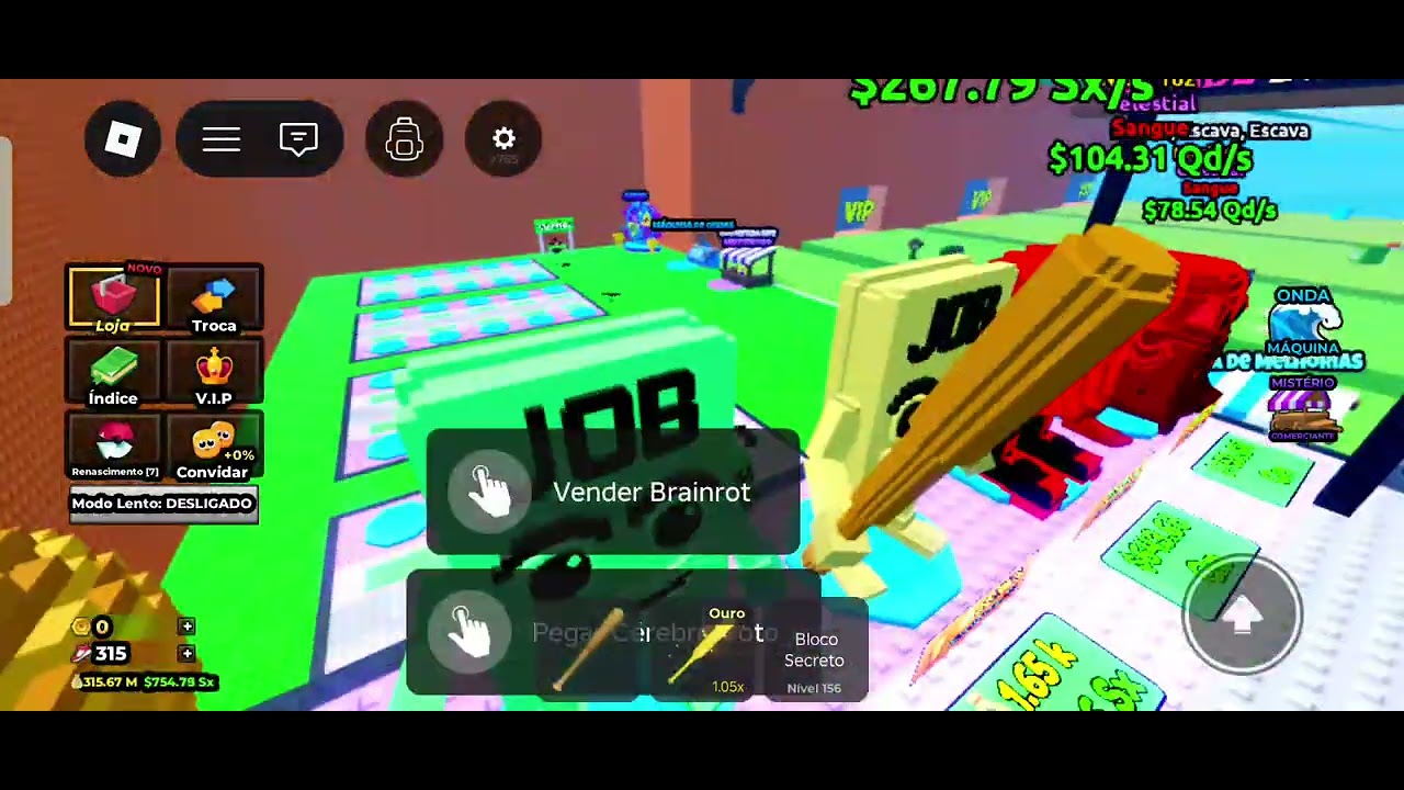 JOGANDO AS 00:56 FUJA DO TSUNAMI (VEIO BRAINROT BEM INSANO)
