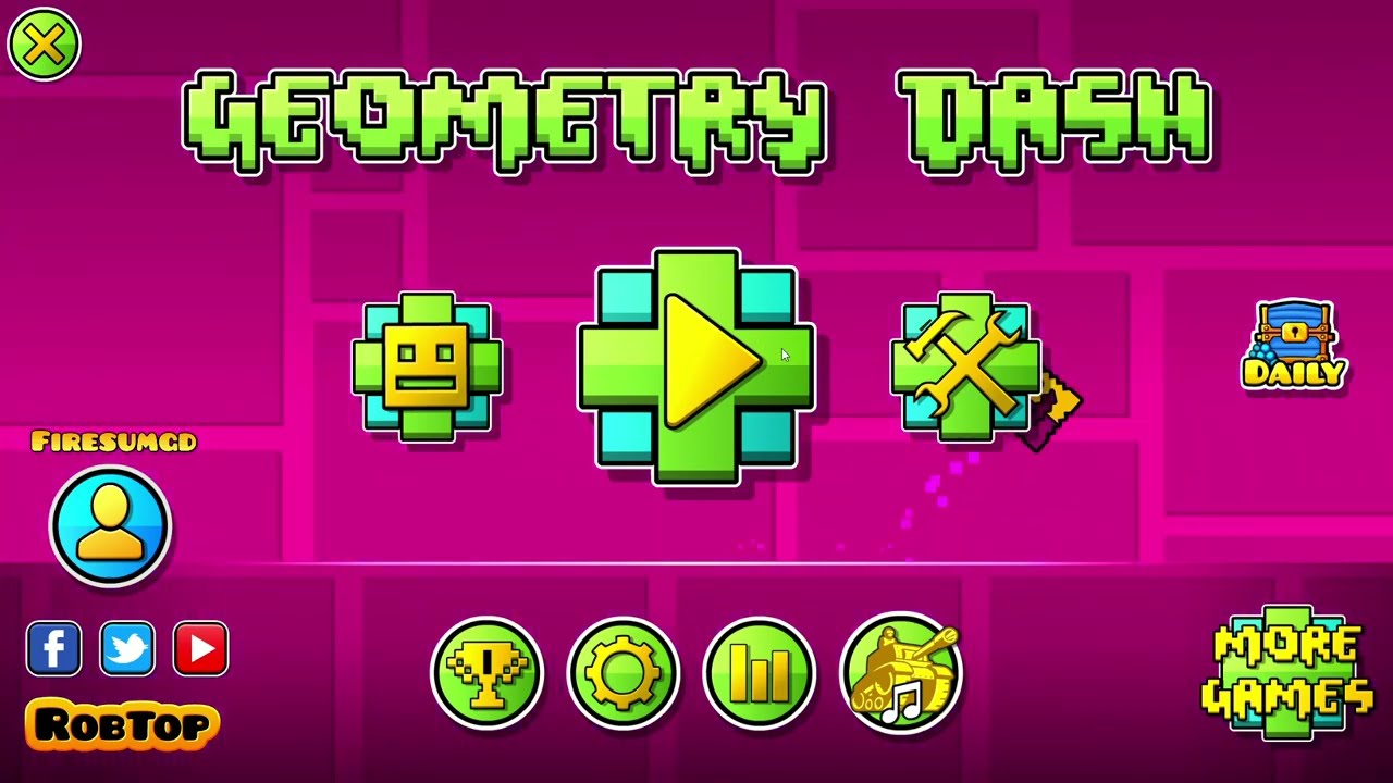 How to change the ground and background color in geometry dash.