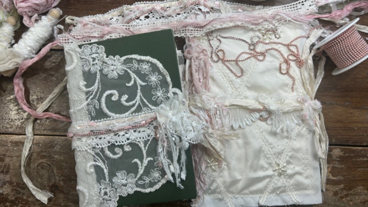 Create a shabby junk journal closure, step by steps instructions.