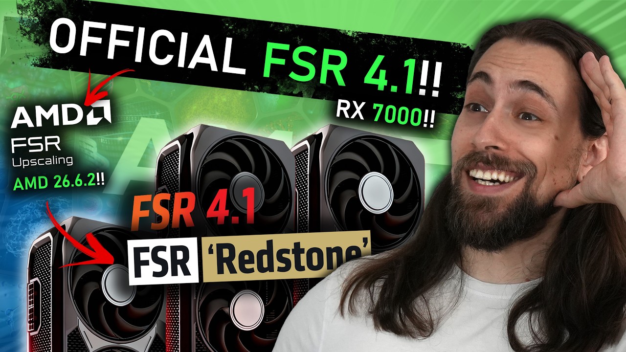 It's HERE!!! FSR 4.1 INT8 now available on the RX 7000 series!!