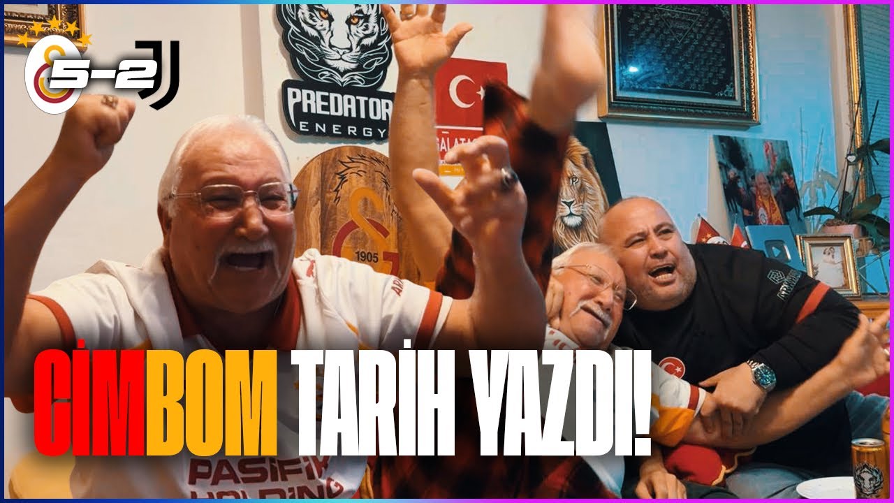 M&Uuml;MTAZREİS VE CEYHUN ABİ SEVİN&Ccedil;TEN EVİ YIKTI! GALATASARAY TARİH YAZDI! GALATASARAY 5-2 JUVENTUS 