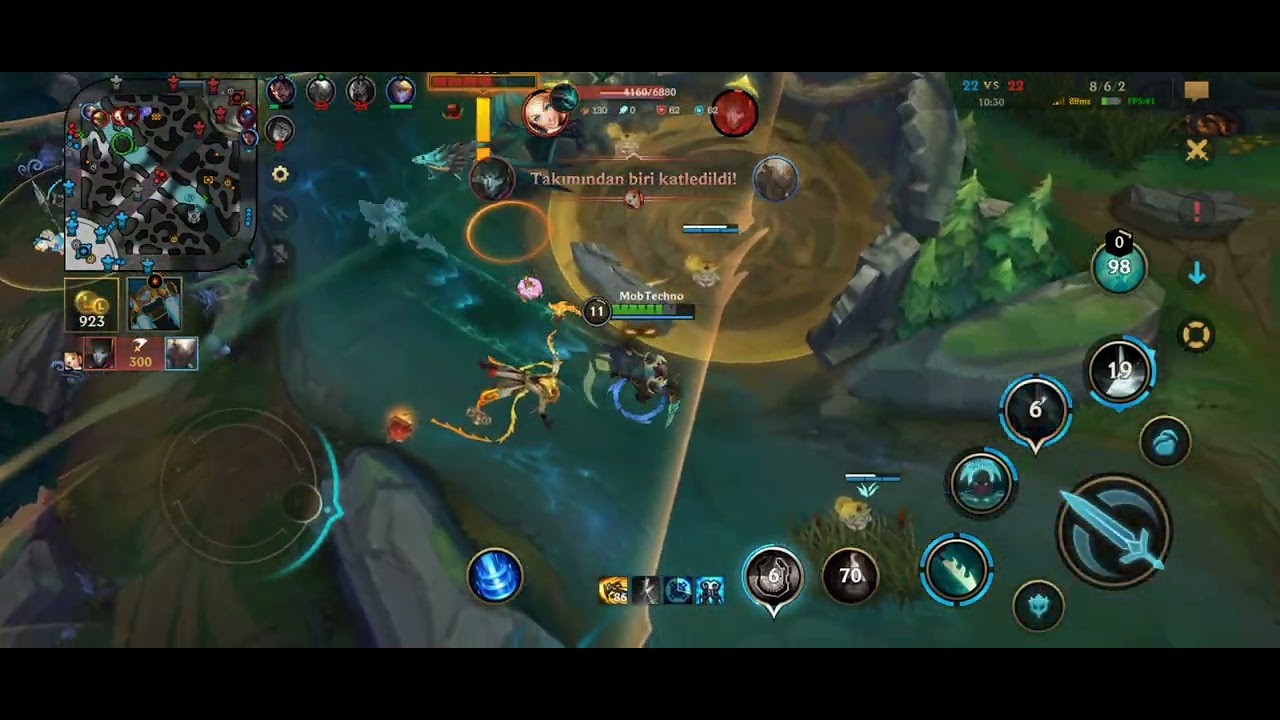 PYKE SUPPORT HER TÜRLÜ +10 KİLL ! - WİLD RİFT