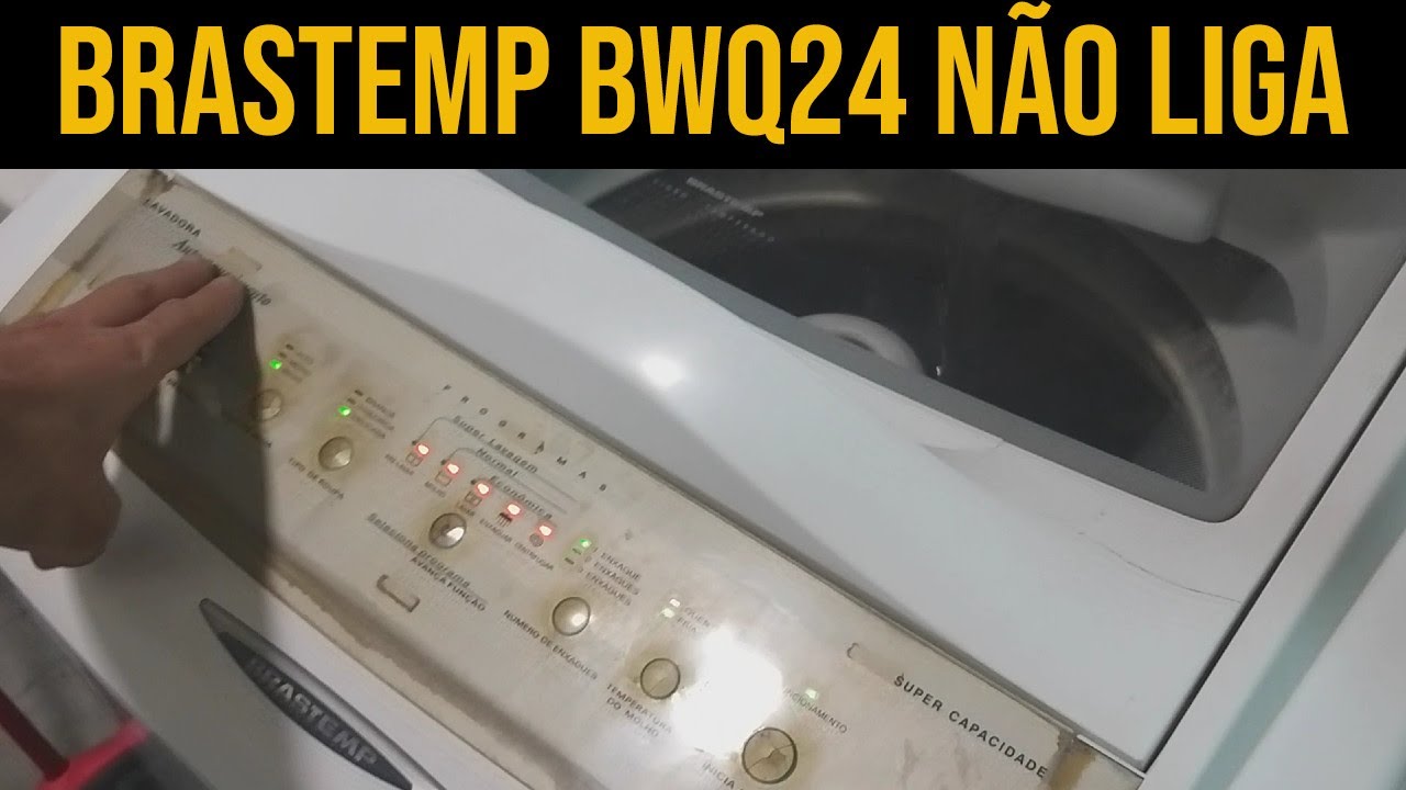 Brastemp BWQ24 n&atilde;o liga nada- Trocar a micro chave da placa