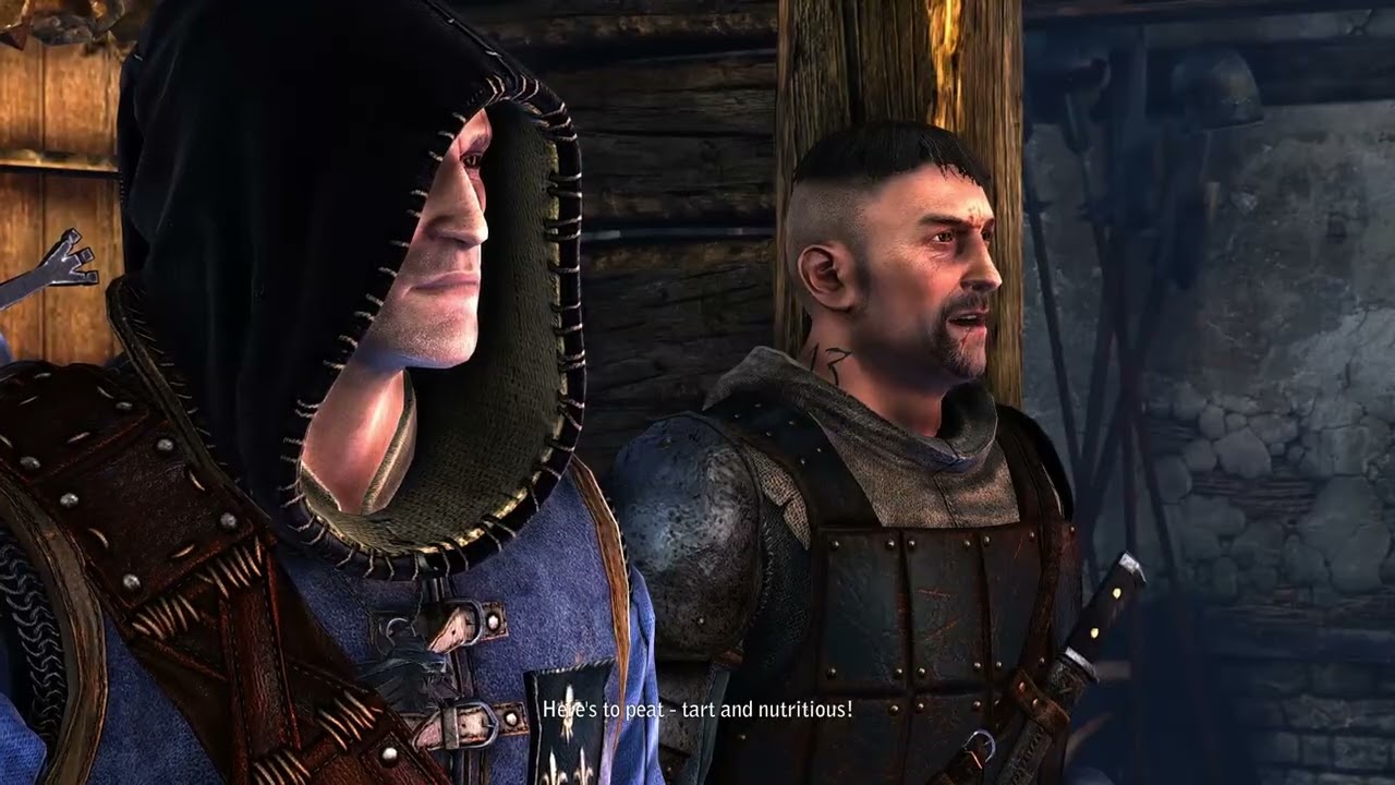 The Witcher 2 - Ves's knife throwing contest and Geralt wakes up without his gear