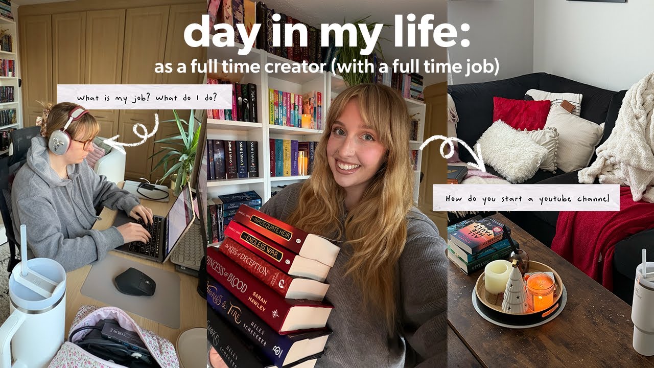 День из жизни создателя книг на полную ставку (с полной занятостью) 💻📚
