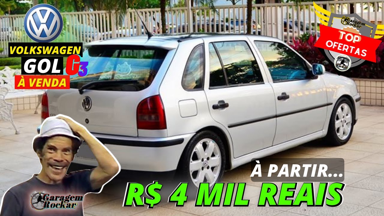 Volkswagen GOL G3 barato a venda [À PARTIR DE 4 MIL!] Top Ofertas Rockar! #golg3 #carrobarato #olx