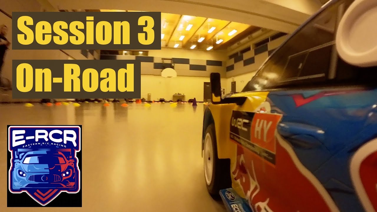 East Coast RC Racing Club 3rd Session.  On-road - Highlights.