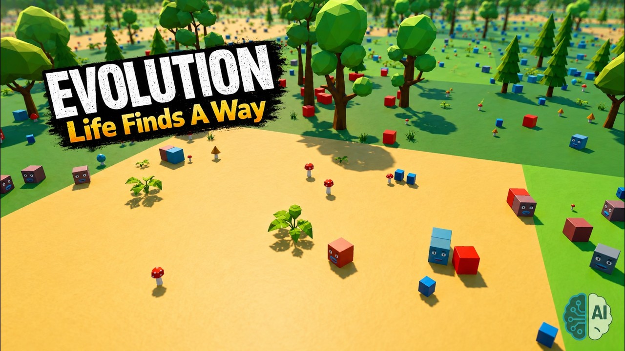 I Simulated Evolution — Intelligent Creatures Appeared