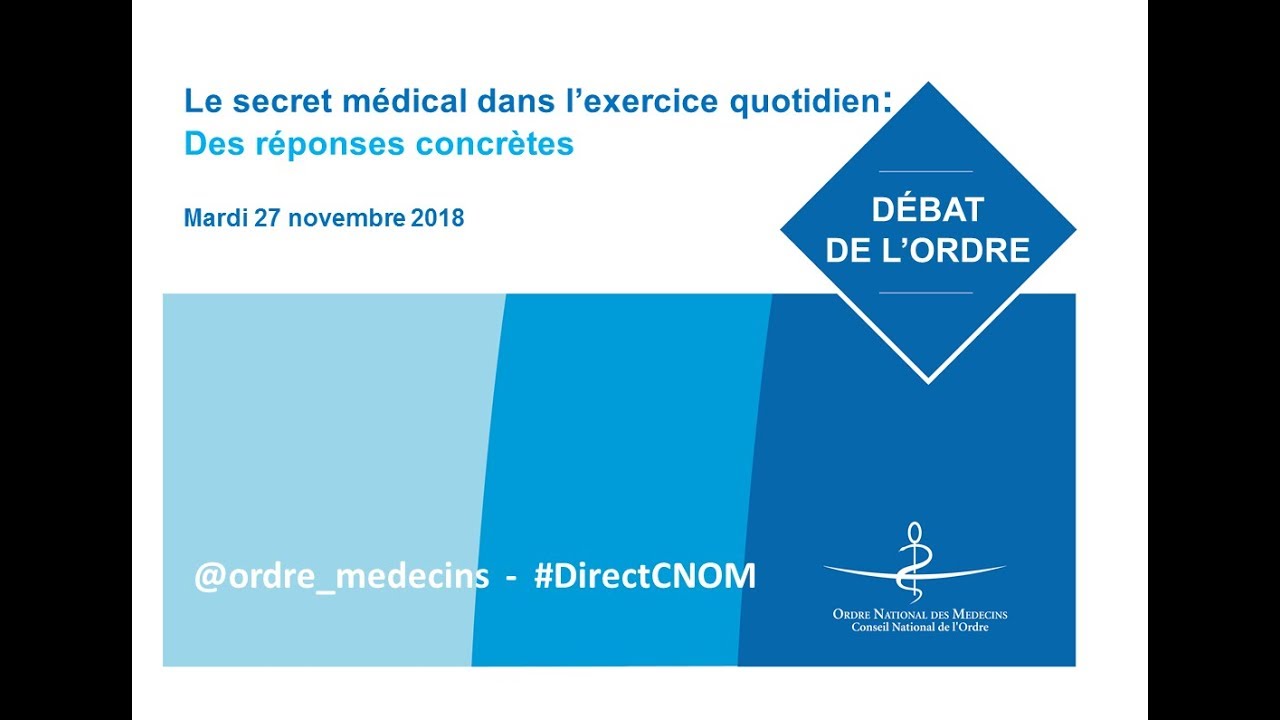 Le secret médical dans l'exercice quotidien