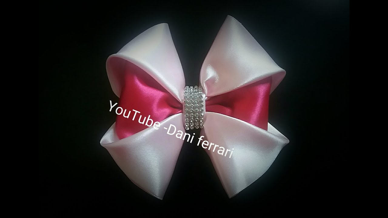 COMO FAZER LAÇO DE FITA DE CETIM - DIY - HOW TO DO AN EASY BOW - PASSO A PASSO - Dani Ferrari