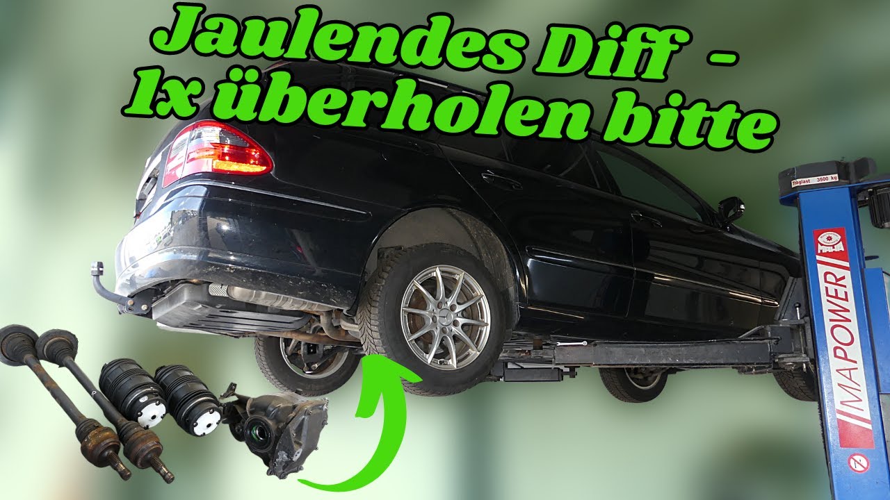 Mercedes W211 Differential jault - wir lassen es überholen + neue Bälge & ABS Ringe | MB Youngtimer