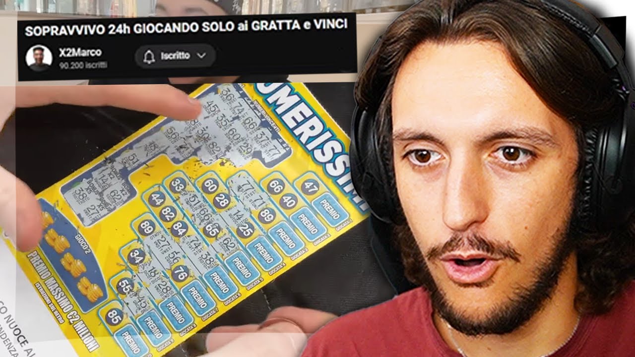 SOPRAVVIVERE 24H CON SOLO DEI GRATTA E VINCI! - Reazione Bertra