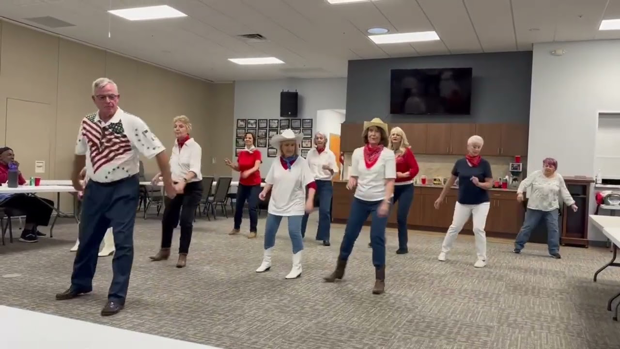Burn Baby Burn on the Dance Floor | IRCC Line Dancing at Faith Place