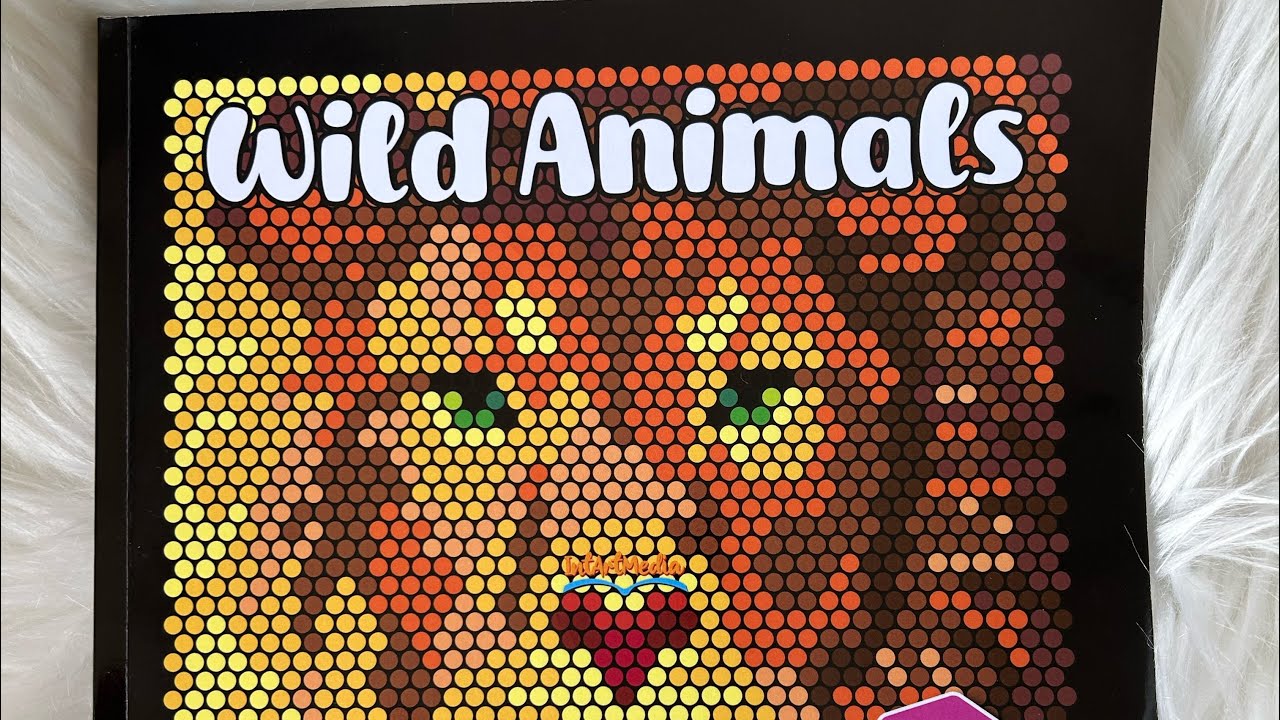Wild Animals Quest Color By Number Coloring Book | IntArtMedia | Flip & Completed Pictures