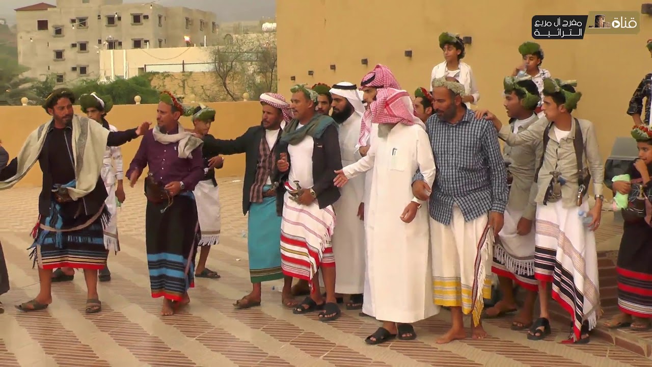 ترحيبة ال يحيى برفاقتهم في عرس راشد يحيى جابر اليحيوي المالكي في استراحة أوركيد بداير1440/10/6