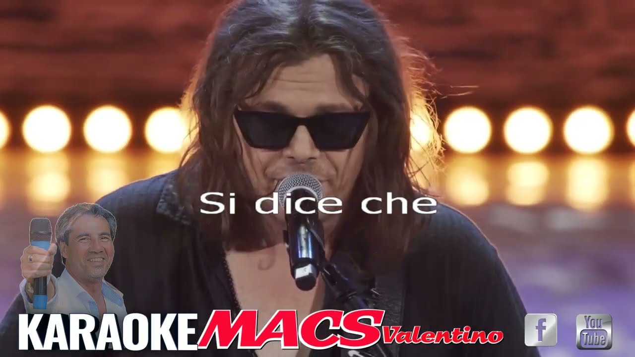 LA MIA STORIA TRA LE DITA - NEW VERSION  PIANO BAR  Karaoke Party by Macs Valentino