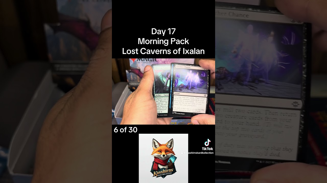 Day 17 morning pack #mtg #lostcavernsofixalan #mtgfam  #packopening