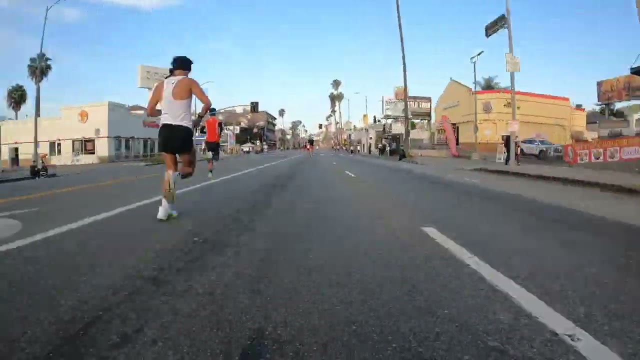2024 Los Angeles Marathon Course in 11 Minutes