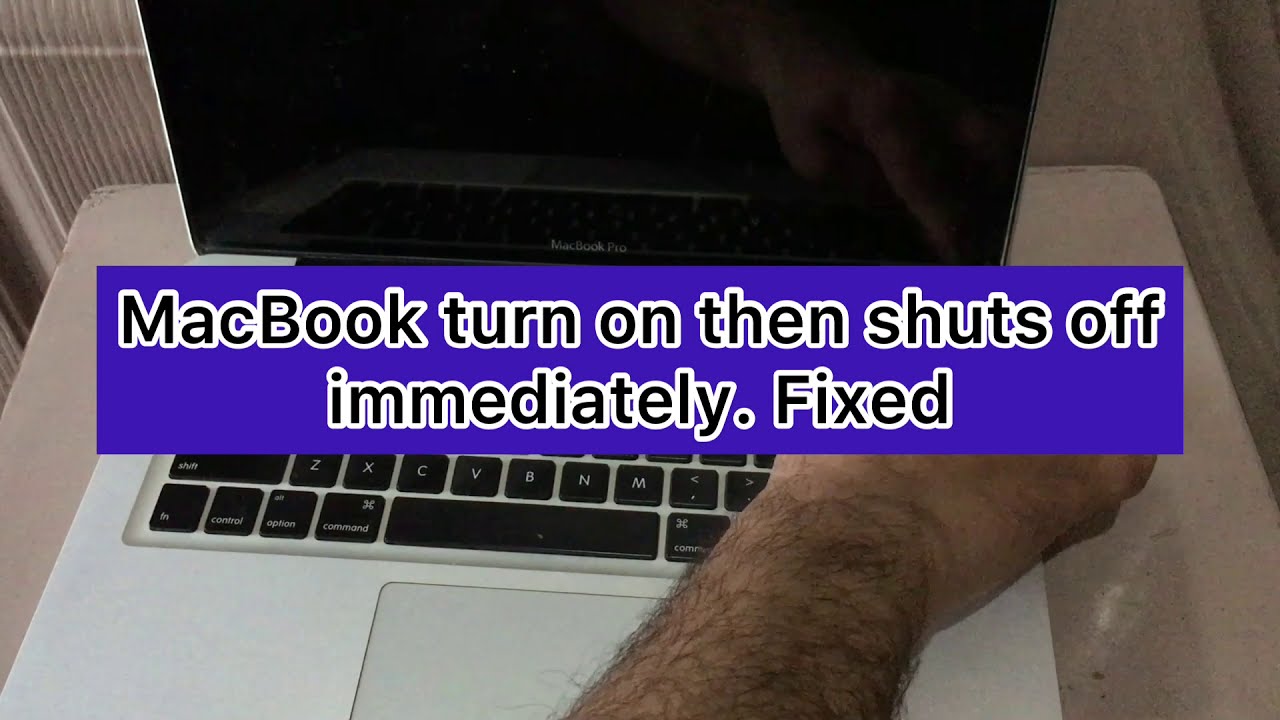 MacBook Pro/Air Shuts Down Randomly/Unexpectedly.