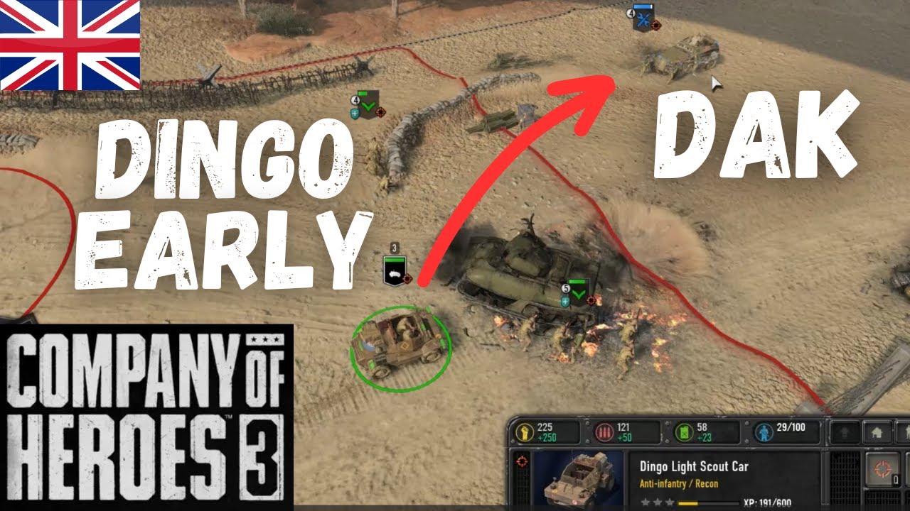 Dingo Pressure | 3v3 | Company of Heroes 3