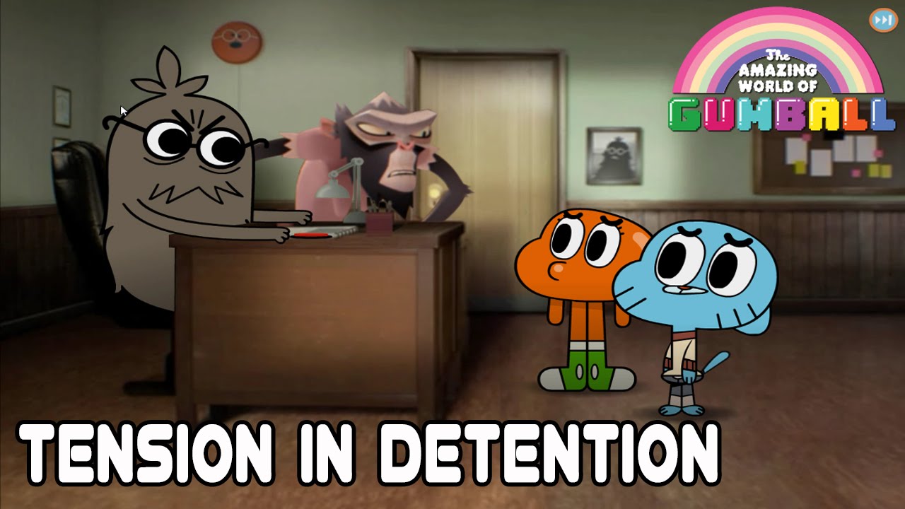 The Amazing World of Gumball - Tension in Detention Gameplay Walkthroug!