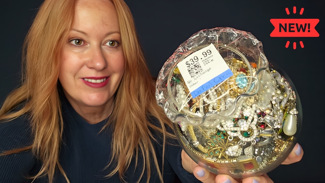 This Old Jewelry Jar Was 