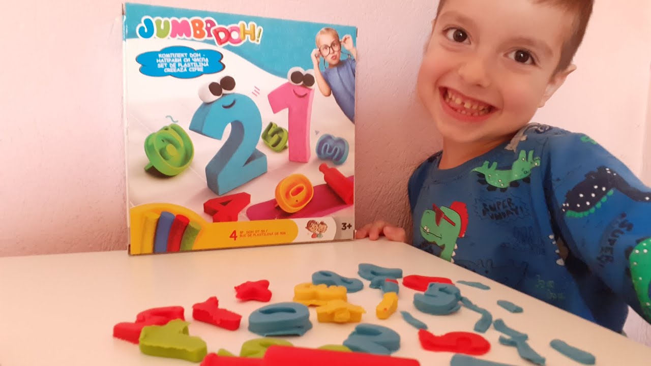 Πλαστελίνες Jumbo Doh-Play-Doh Numbers  #jumbo  @MommyandDimi