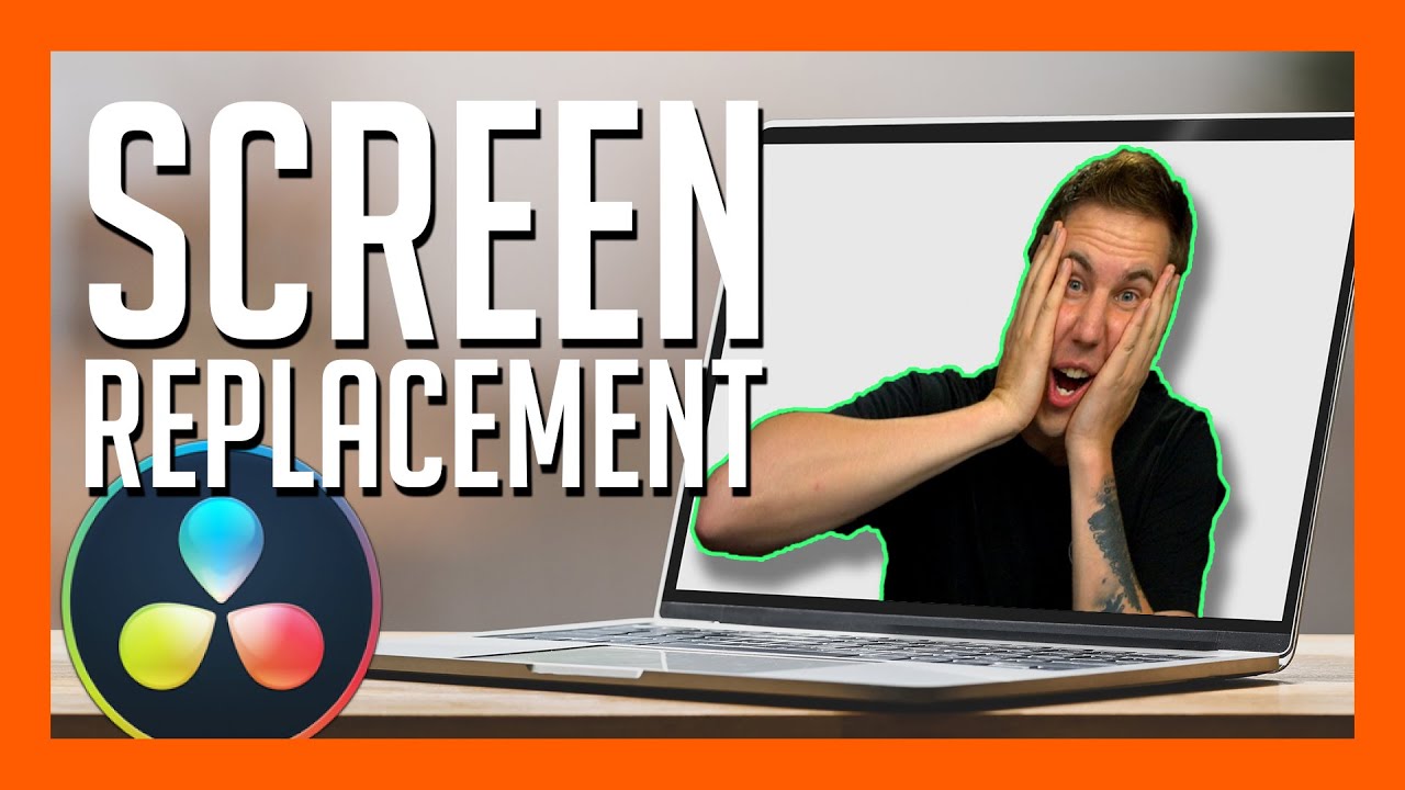 SCREEN REPLACEMENT IN FUSION - DaVinci Resolve 16 Tutorial [Beginners Welcome!]