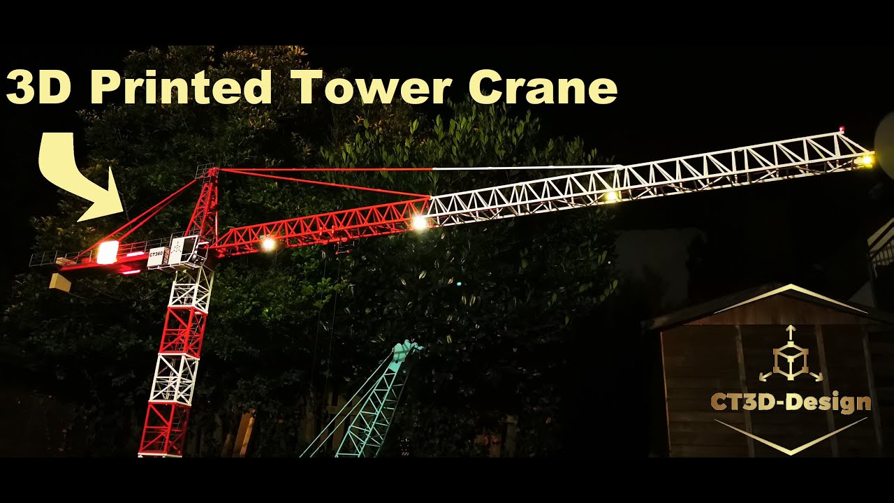 3D Printed RC Tower Crane 