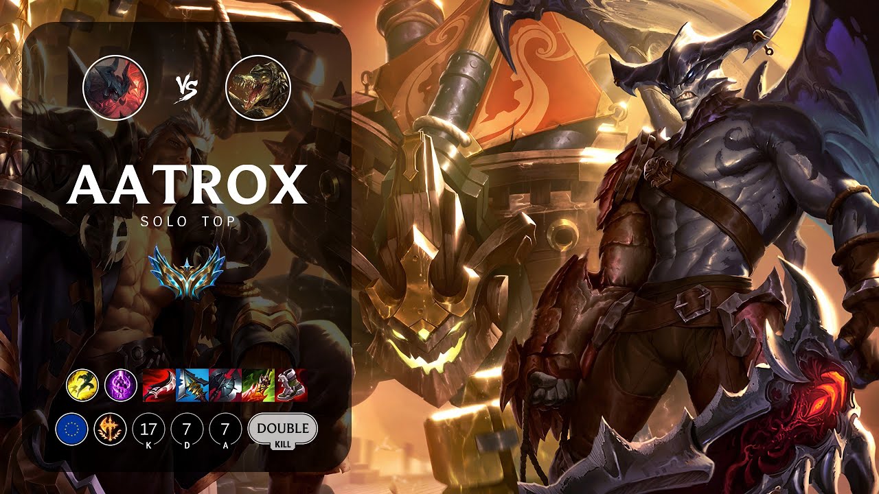 Aatrox Top vs Renekton - EUW Challenger Patch 13.15