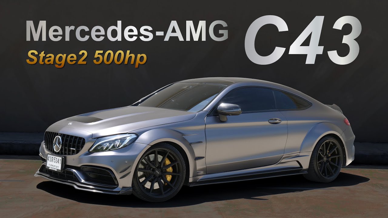 วัยรุ่นนิยม Benz C43 Stage2 500hp [ ของแต่ง2ล้าน!! ] ใครจะอดใจไหว!!